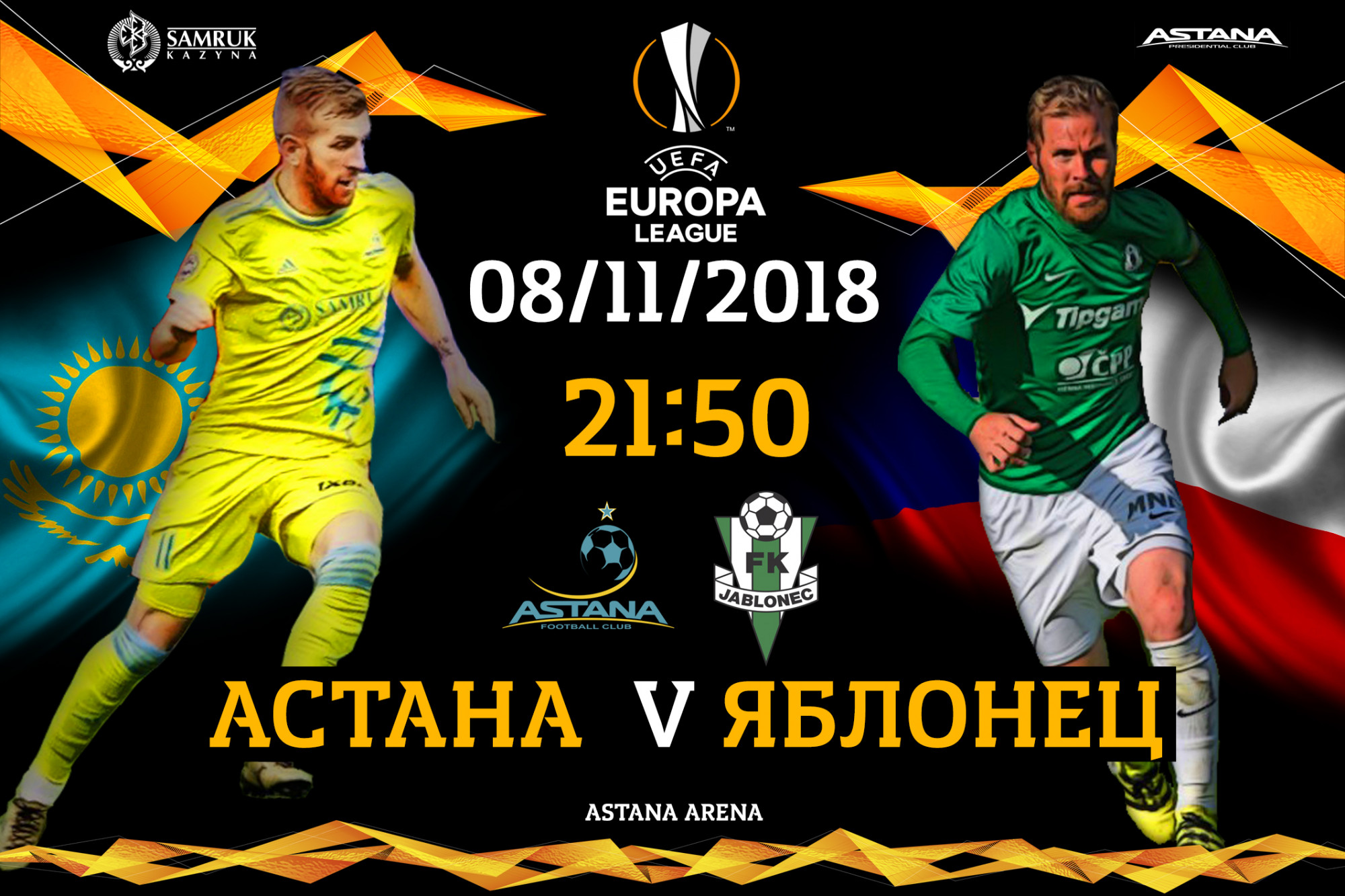 Eýropa lıgasy: elordada «Astana»- «Iаblones» matchy ótedi