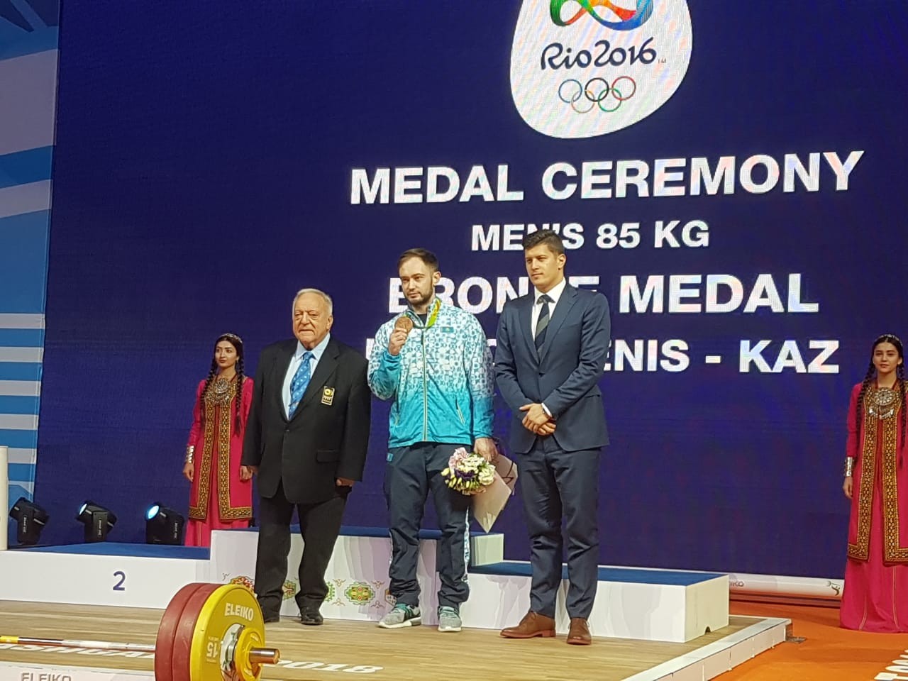 Denıs Ýlanovqa Rıo Olımpıadasynyń qola júldesi tabys etildi