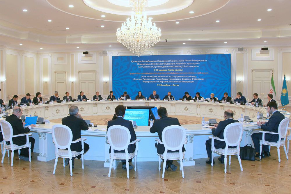 Qazaqstan jáne Reseı senatorlary Aqtaýda kezdesti