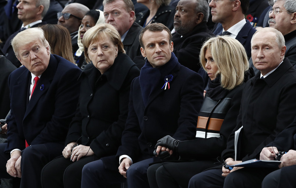 Parıjde Tramp, Pýtın, Makron jáne Merkel birqatar máselelerdi talqylady