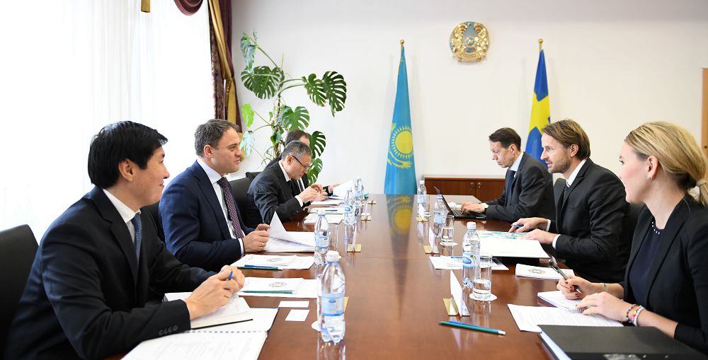 Qazaqstan men Shvesııa yntymaqtastyqtyń perspektıvalyq baǵyttaryn anyqtady