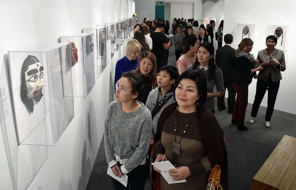 «Ko­reı hal­qynyń dás­túrli maskalary» kór­me­si ashy­ldy