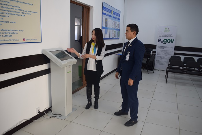 Aqtóbede JOO-da stýdentterge qyzmet kórsetý ortalyqtary ashyldy