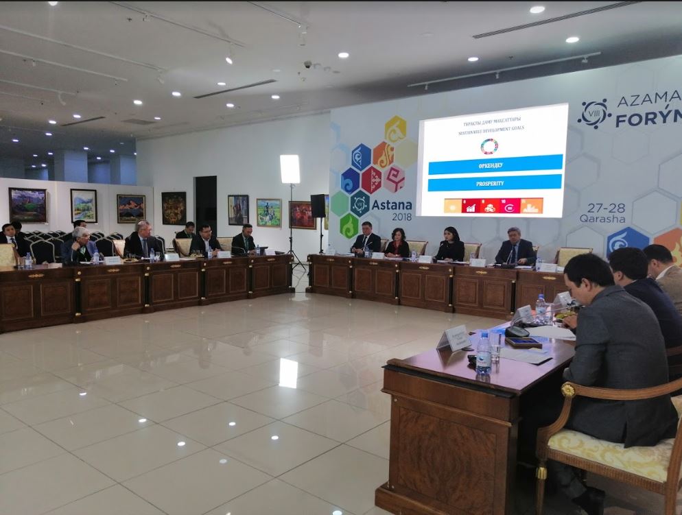 Azamattyq forýmda ekonomıkalyq ósý men ekologııalyq jaǵdaıdy jaqsartý mindeti talqylandy