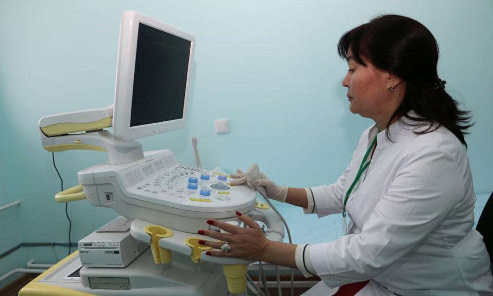 О́skemende kúnine 212 adam qabyldaıtyn jańa emhana ashyldy