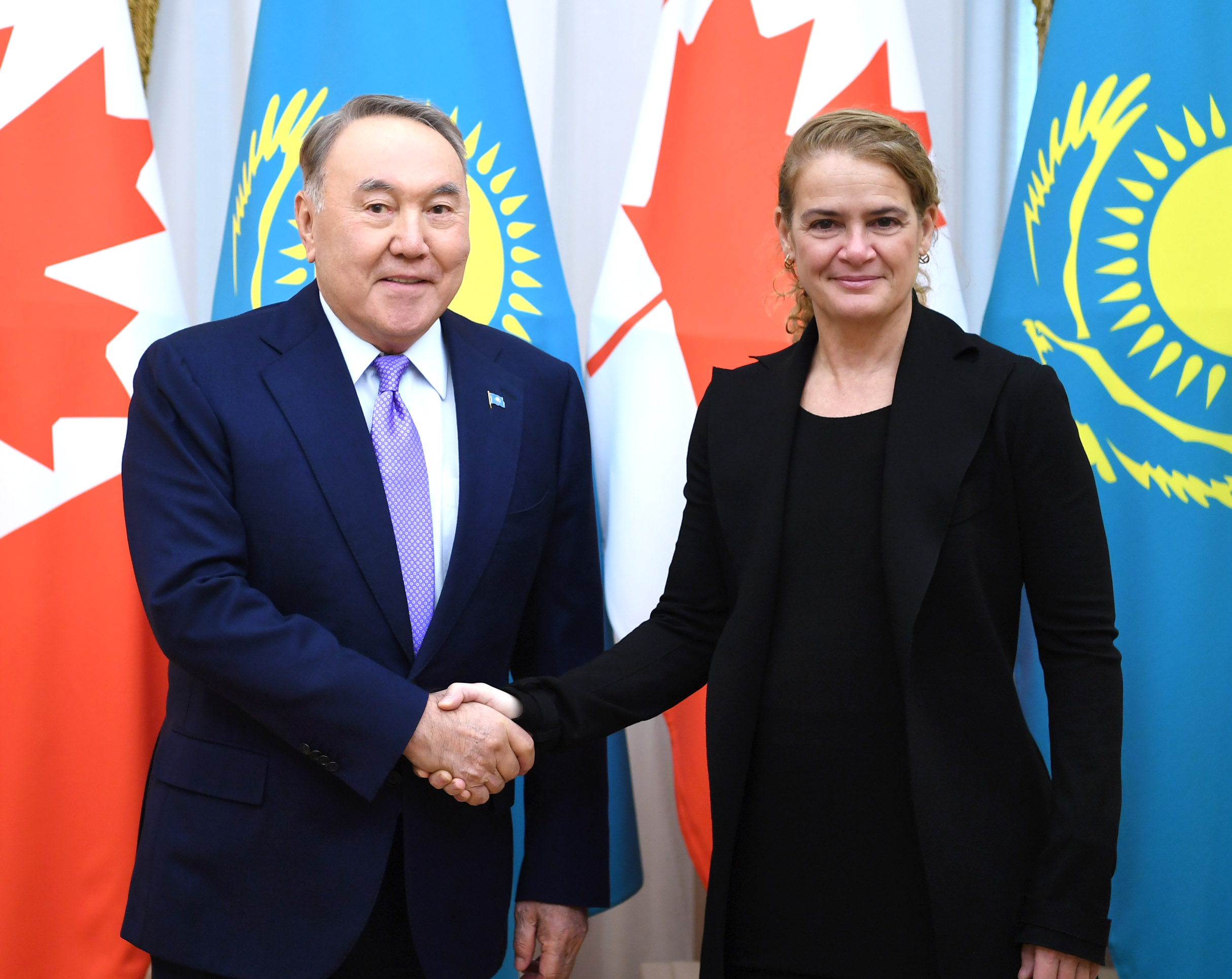 Qazaqstan Prezıdenti Kanadanyń general-gýbernatory Jýlı Paıetpen kezdesti