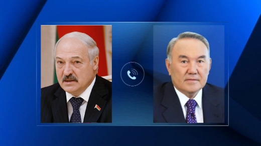 Nursultan Nazarbaev Aleksandr Lýkashenkomen telefon arqyly sóılesti