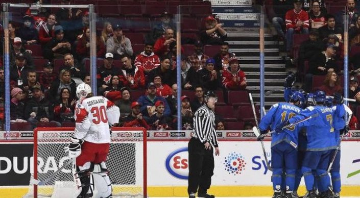 Qazaqstan quramasy hokkeıden jastar arasyndaǵy álem chempıonatynda Danııany jeńdi