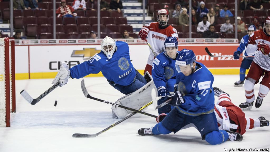 Hokkeıden Qazaqstan jastar quramasy Danııany oısyrata utty