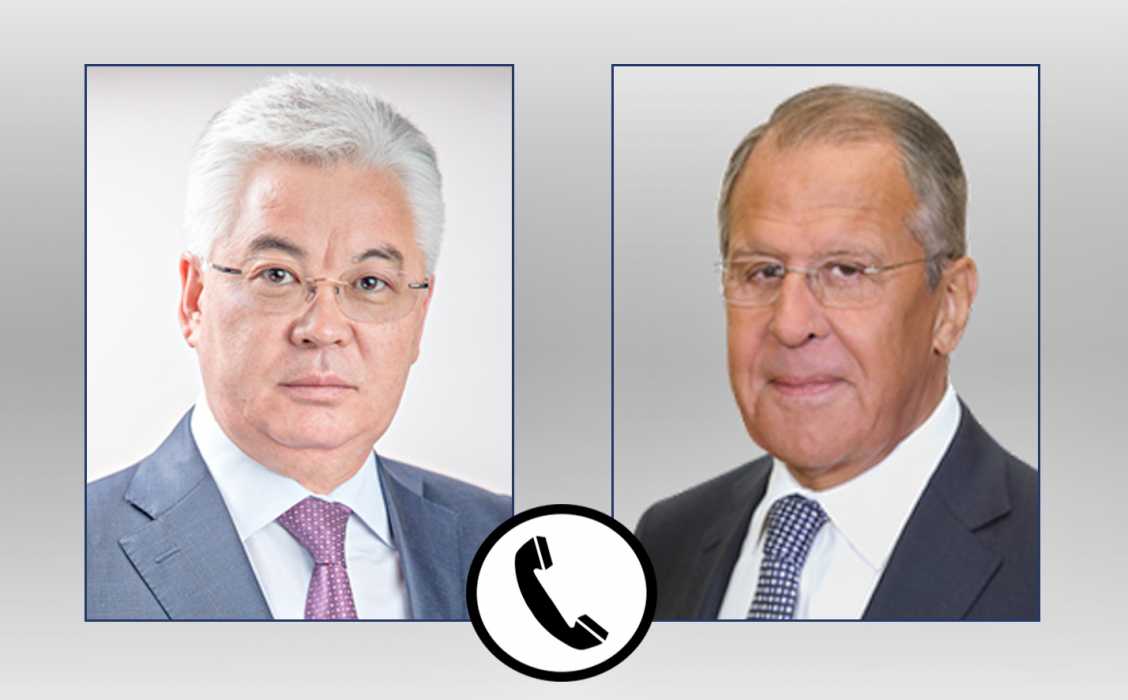 B. Atamqulov Reseı Syrtqy ister mınıstrimen sóılesti