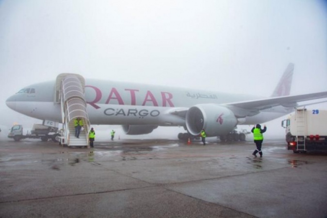 Almatyǵa Katardan alǵashqy júk reısi keldi