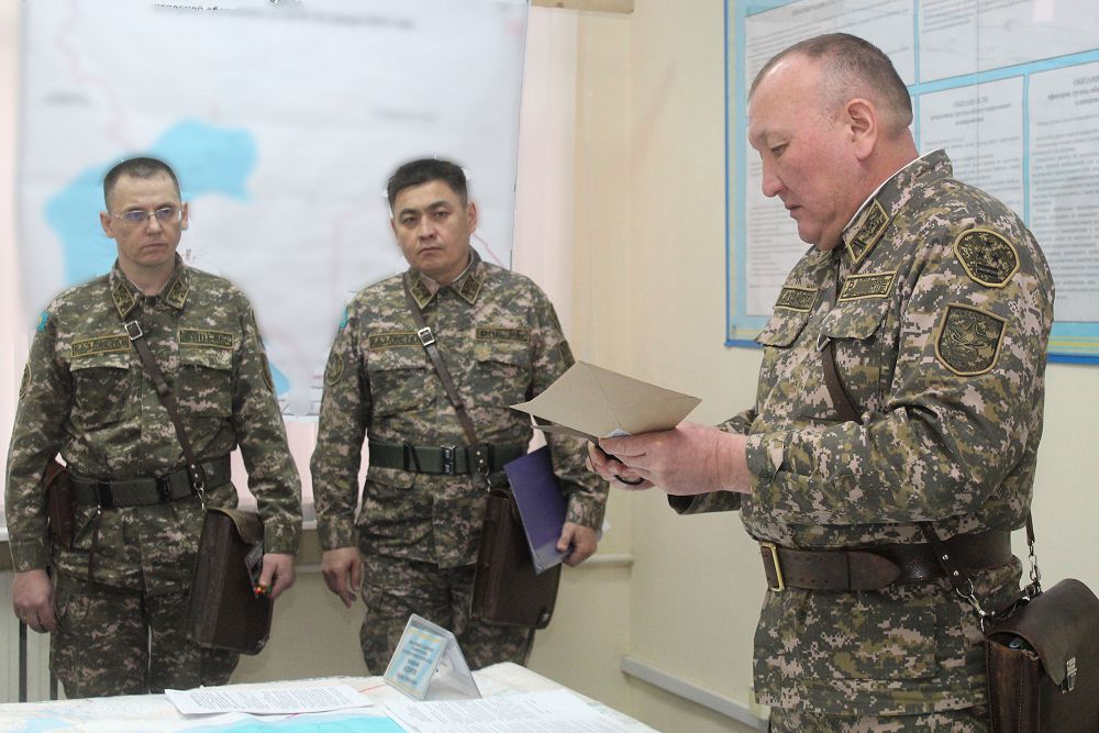 «Batys» óńirlik qolbasshylyǵynda áskerıler birlesken shtabtyq jattyǵýlardy ótkizýde