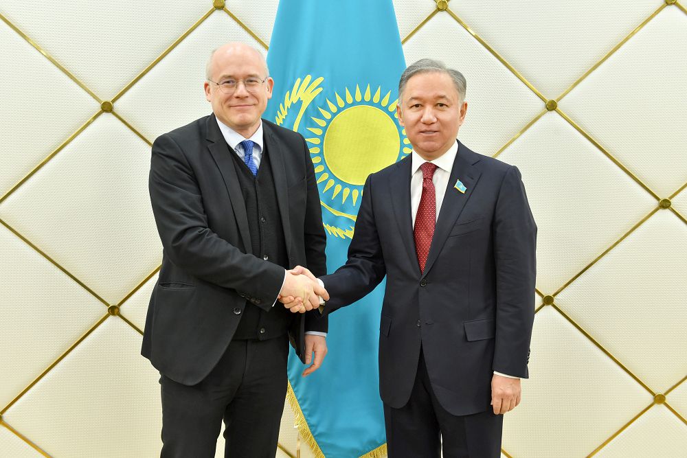 Májilis Tóraǵasy Nurlan Nyǵmatýlın Aýstrııa elshisin qabyldady