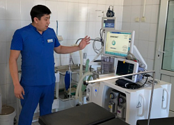 Jarkenttegi perzenthanaǵa jańa úlgidegi qural-jabdyqtar syıǵa tartyldy