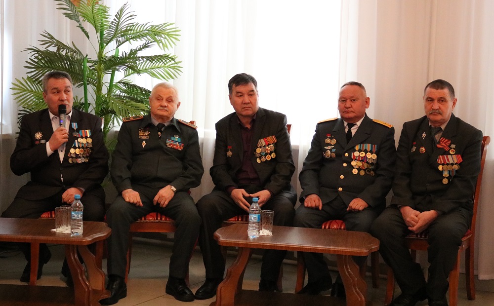 Semeıde  aýǵan soǵysy ardagerlerimen kezdesý keshi ótti