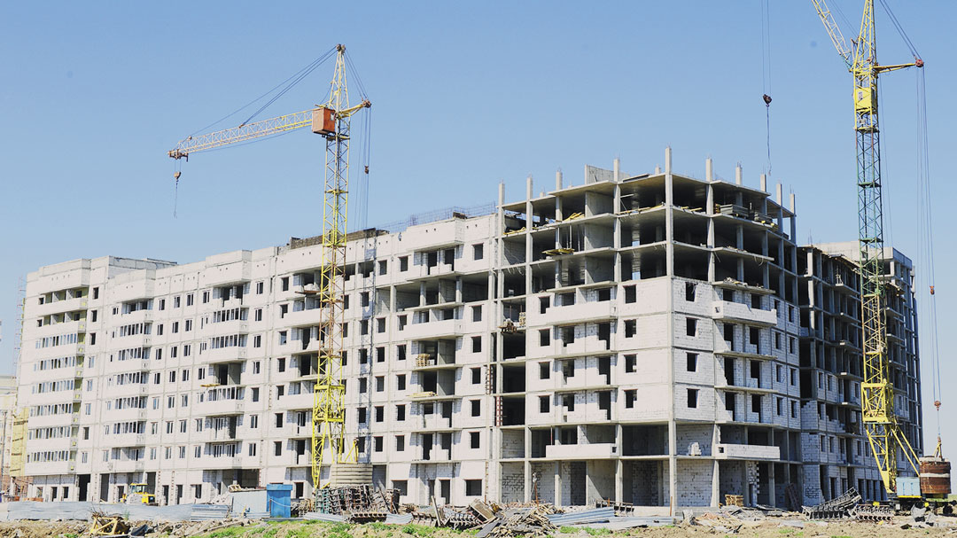 Bıyl qurylys jumystarynyń kólemi 200 mlrd teńgeden asady