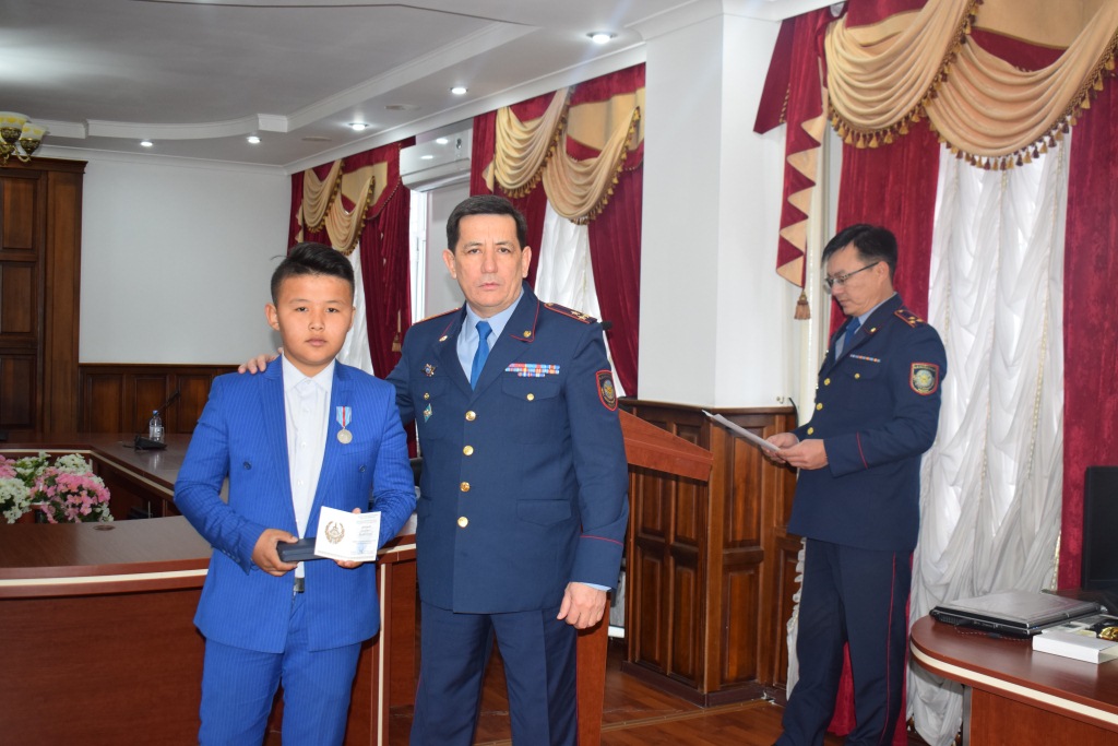 Bala Baqytjan «О́rtte kórsetken qaısarlyǵy úshin» medalimen marapattaldy