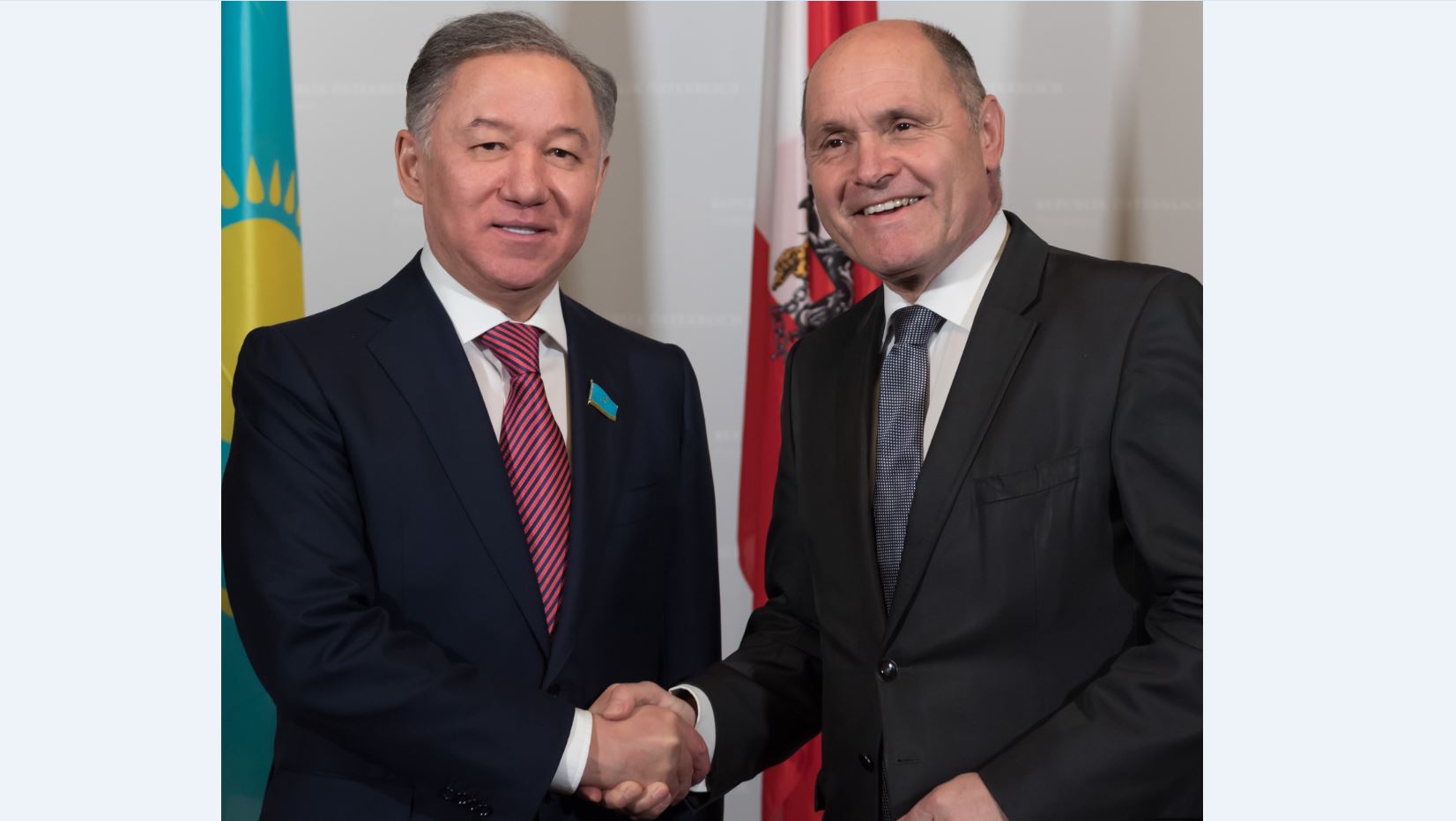 N.Nyǵmatýlın Aýstrııa Parlamenti Ulttyq Keńesiniń tóraǵasymen kezdesti