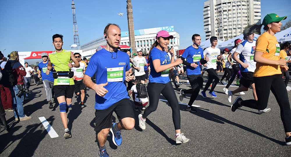 «Almaty marafonynyń» júgirý maýsymy ashyldy