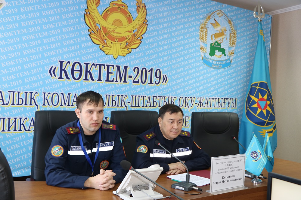 Soltústik Qazaqstanda «Kóktem-2019» respýblıkalyq oqý-jattyǵý ótýde