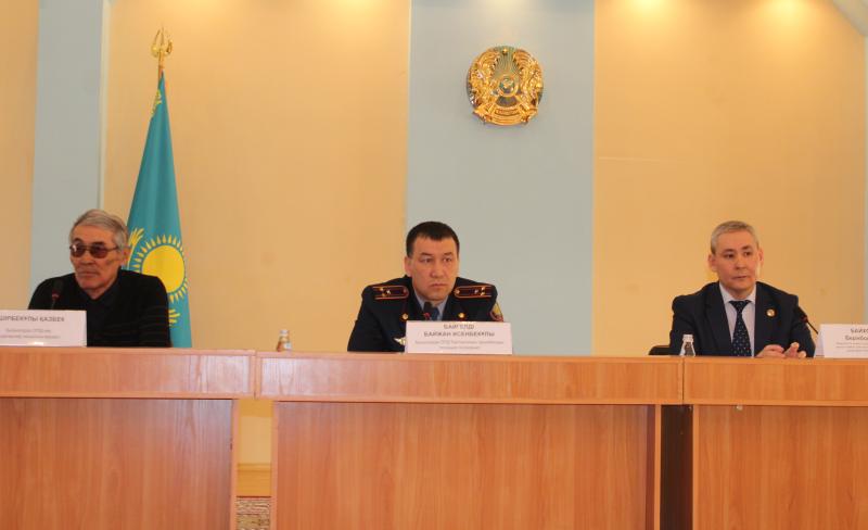 Qyzylorda oblysynda jas polıseıler sleti ótti