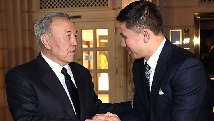 Gennadıı Golovkın Nursultan Nazarbaevqa alǵys aıtty