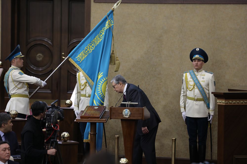 Qasym-Jomart Toqaev halyq aldynda ant berdi