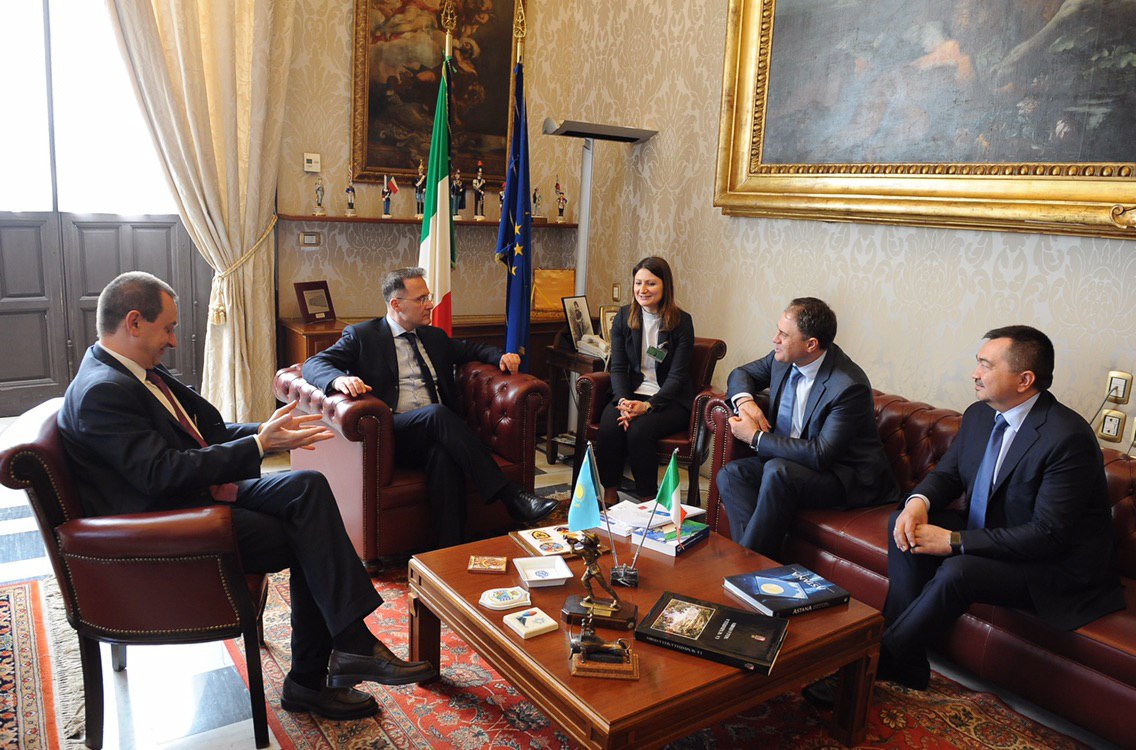 Qazaqstan men Italııa arasyndaǵy saýda-ekonomıkalyq yntymaqtastyǵy nyǵaıa beredi