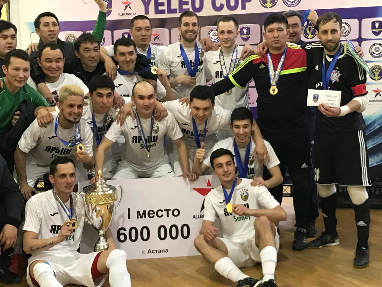 Elordada HVIII Halyqaralyq «Yeleu cup» fýtzal týrnıri ótedi
