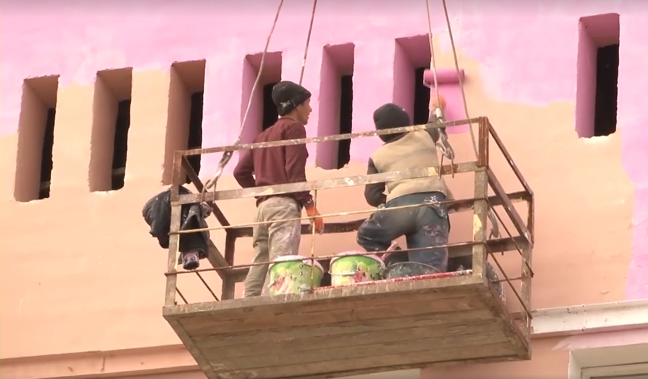 Bıyl Qyzylorda qalasynda 50-ge jýyq kóp qabatty úıdi jóndeý jumystary júrgizilip jatyr