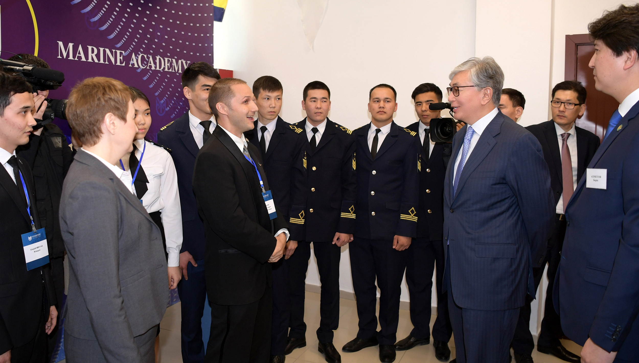 Qasym-Jomart Toqaev Teńiz akademııasyna bardy