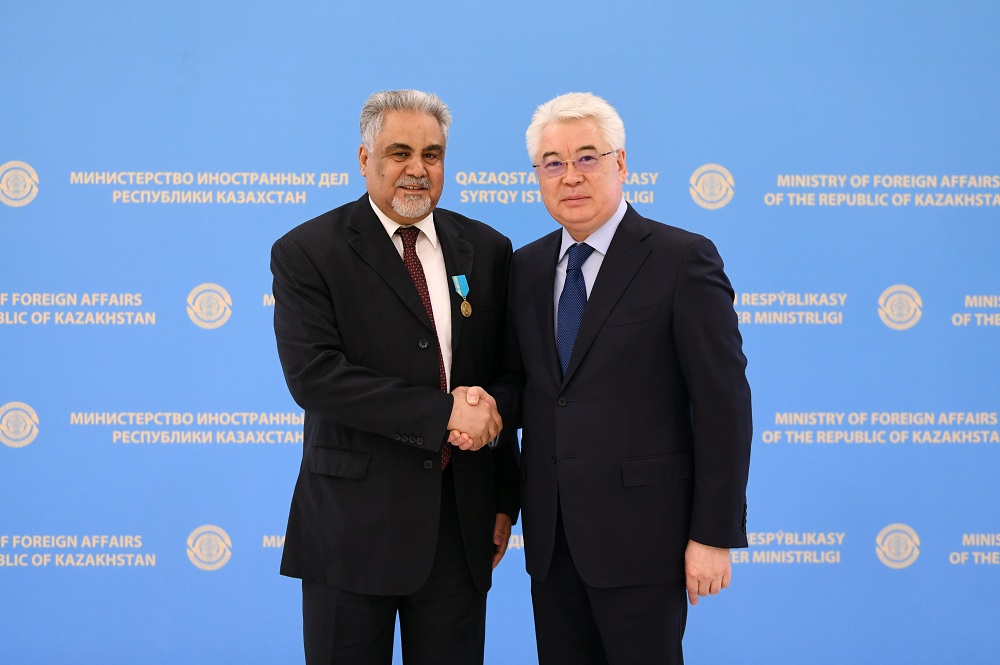 Syrtqy ister mınıstri Saýd Arabııa Elshisin qabyldady