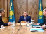 Elbasy Nursultan Nazarbaev «ALSTOM» kompanııasy basqarmasynyń tóraǵasy Anrı Pýpar-Lafarjdy qabyldady
