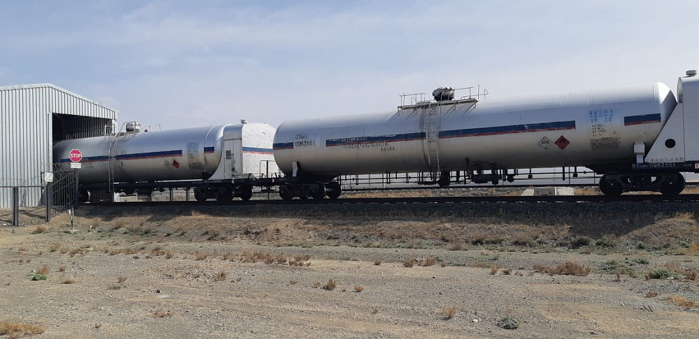 Dostyq-Alashankoý temirjol ótpesi arqyly suıytylǵan gaz jóneltildi