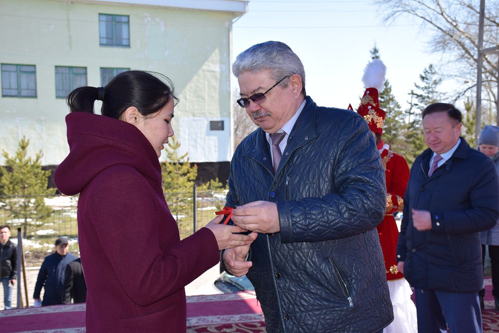 Shalǵaı aýdan turǵyndary baspanaly boldy