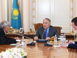 Elbasy Nursultan Nazarbaev akademık Serik Qırabaevty qabyldady