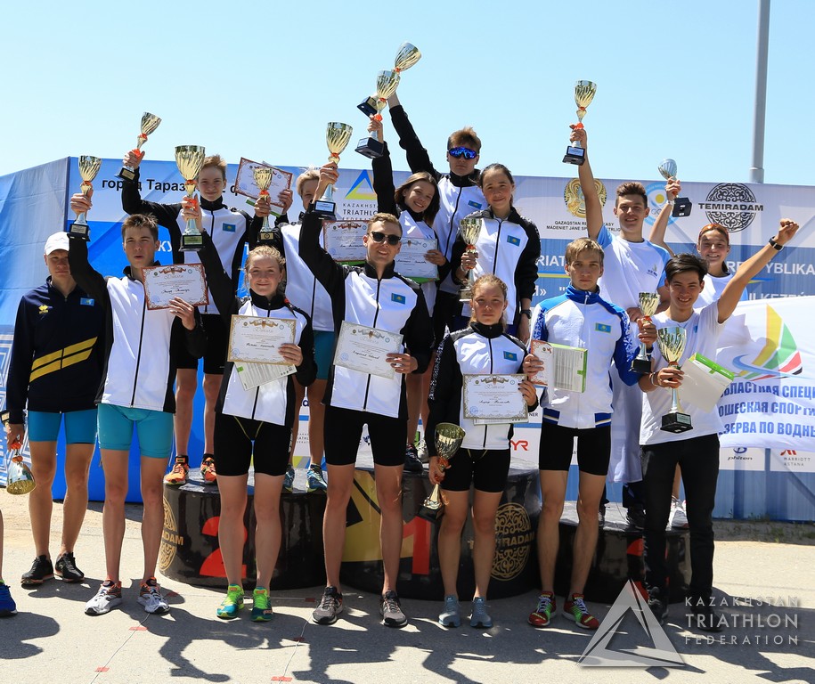 Tarazda trıatlonnan QR Kýboginiń II kezeńi máresine jetti