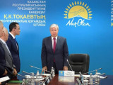 Qasym-Jomart Toqaev «Nur Otan» partııasynyń saılaýaldy shtabynda boldy