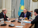 Nursultan Nazarbaev Ýılıam Mozerdi qabyldady
