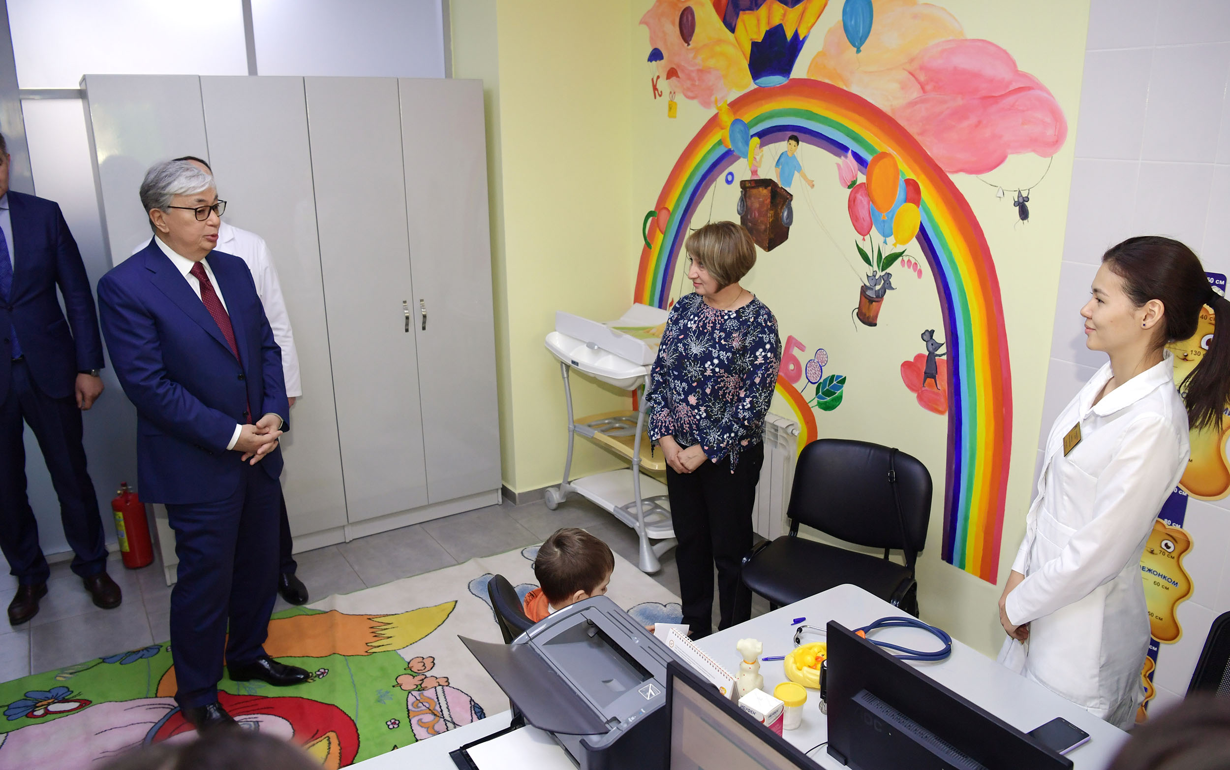 Qazaqstan Prezıdenti «Botaly» otbasy densaýlyǵy ortalyǵynda boldy