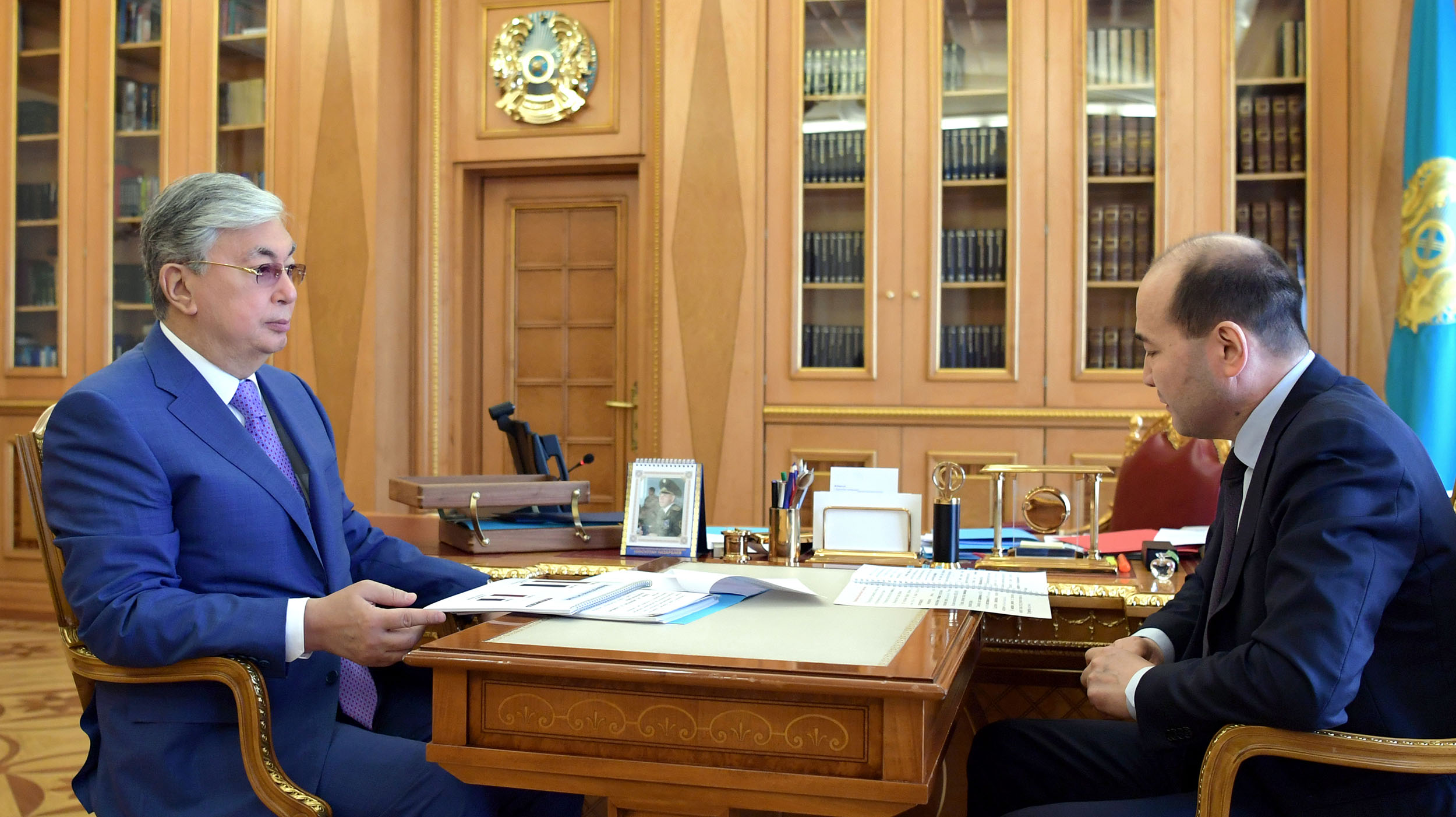 Qazaqstan Prezıdenti Qasym-Jomart Toqaev Bas Prokýror Ǵızat Nurdáýletovti qabyldady