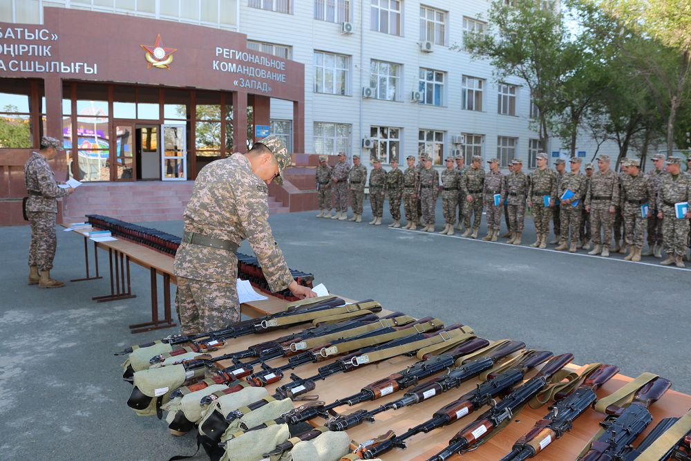 «Batys» óńirlik qolbasshylyǵynyń áskerı bólimderi jazǵy oqý kezeńine daıyn