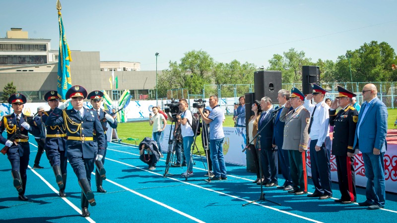 Elimizde patrıottyq, áskerı-sporttyq merekelik shara ótýde