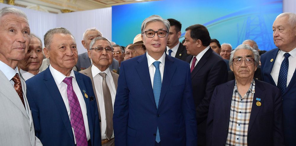 Memleket basshysy Qasym-Jomart Toqaev  Atyraý oblysynyń jurtshylyǵymen kezdesti