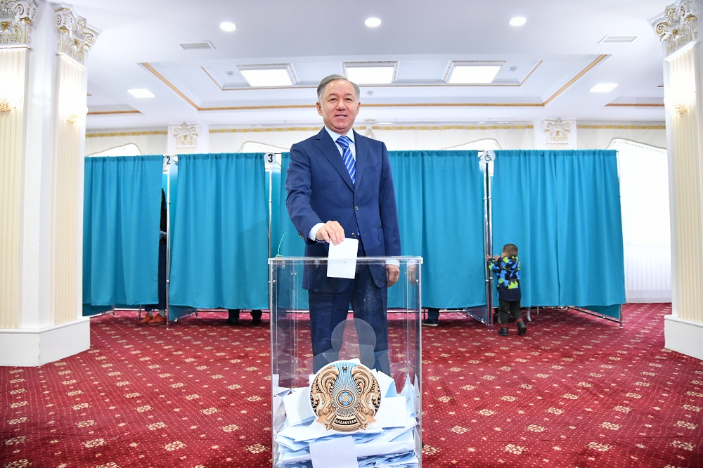 N.Nyǵmatýlın prezıdenttik saılaýda daýys berdi