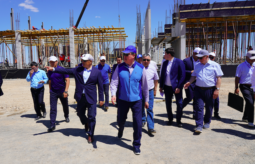 Asqar Mamın jumys saparymen Túrkistan oblysyna jáne Shymkent qalasyna bardy