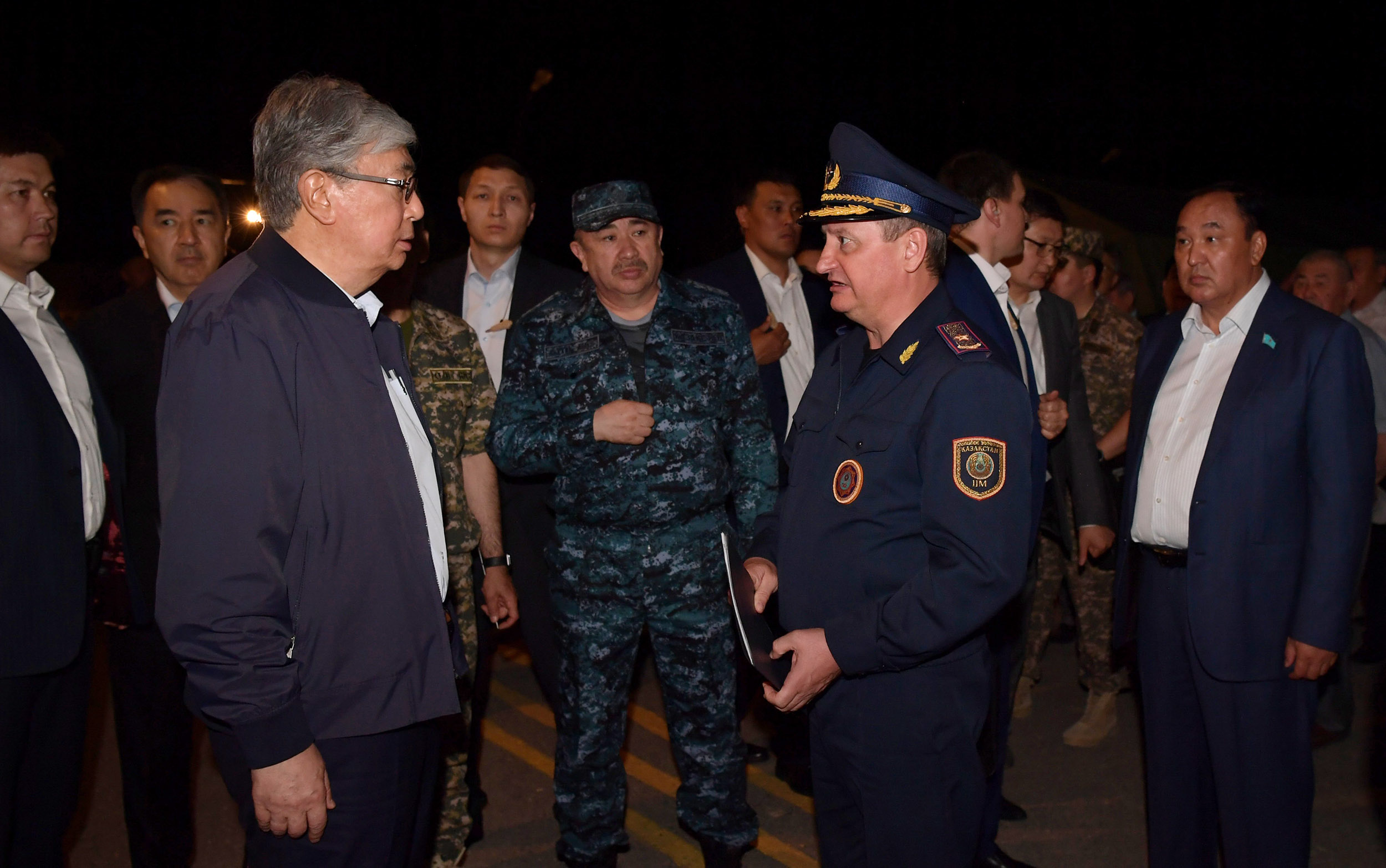 Memleket basshysy Arys qalasyn aralap shyqty