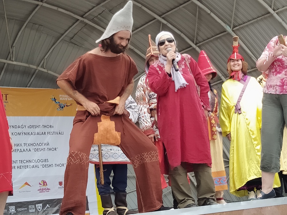 Bı-aǵa aýdanynda Týr Heıerdal atyndaǵy halyqaralyq festıval ótti