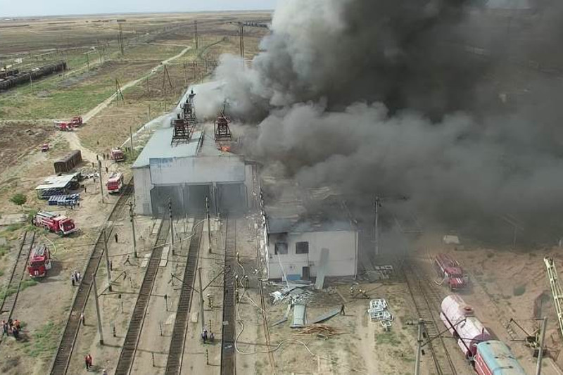 Arysta depodan shyqqan órt sóndirildi- TJK