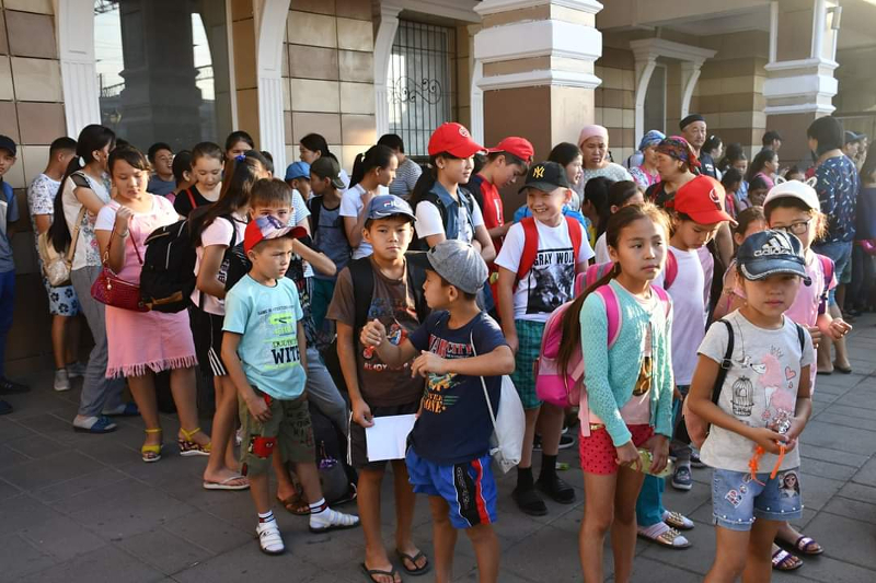 Arystyń balalary Almatyda demalady